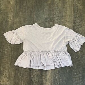 Altar’d State Lavender Ruffle  Top